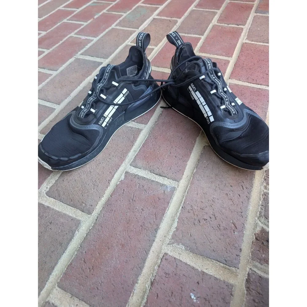 Adidas NMD_V3 3 Stripe Life Black Sneakers Men's Size 11.5 FZ5964